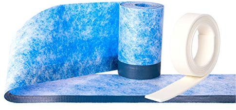 Bauhandel24 -Wannendichtband Set, Dichtungsband 3m mit Schallschutzband 3,30m, Dichtband Dusche, Fugenband Bad
