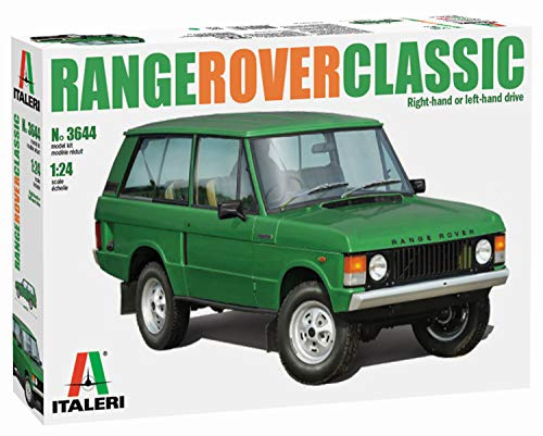 Italeri 3644S Land Rover 1:24 Range Classic, originalgetreue Nachbildung, Modellbau, Basteln, Hobby, Kleben, Plastikbausatz, Zusammenbau