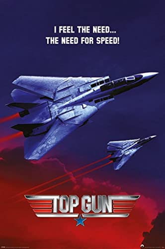 Top Gun 2 - The Need for Speed Unisex Poster Multicoloured Paper 61 x 91.5 cm Fan Merch Film,24 x 36 inches