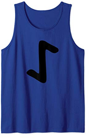 Eihwaz Rune Viking Runic Alphabet Yew Tree Fortune Gift Tank Top