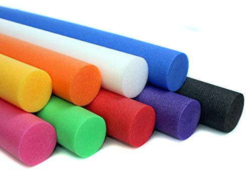 Schwimmnudel SET'S als 4, 6, 8, 10, 12, 16, 24, 48 Set mit 9 versch. Farben zur Auswahl | Poolnudel NMC Comfy 160cm (Polyethylen-Schaumstoff, 6er Schwimmnudel Set)