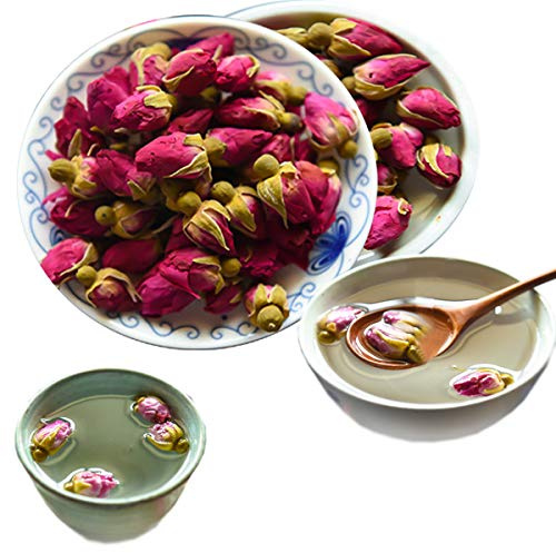Getrockneter Bio-Rosentee in großen Mengen Rosenknospe ohne Schwefelblume Chinatee Gesunde Ernährung (500g)