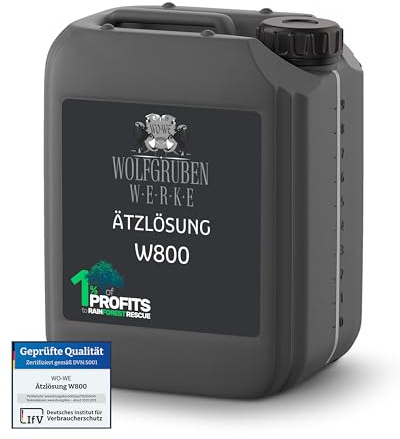 WO-WE Ätzlösung W800 als Untergrundvorbereitung für Bodenfarbe Epoxidharz Bodenbeschichtung - 5L