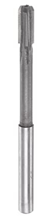 sourcing map Hartmetall Reibahle 6.5 mm, 4 Schneidig, H8/H7 Genauigkeit, Sandstrahlbeschichtung Maschinenreibahle für Metall Holz Loch Reiben, Gerade Nut Hochgeschwindigkeitsstahl Werkzeug