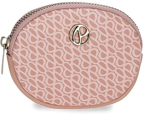 Pepe Jeans Megan Portafogli di Diverse Dimensioni in Ecopelle - Rosa, Nero e Cammello, Portamonete