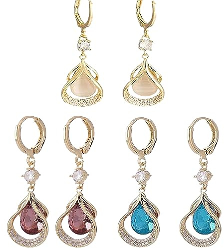 JPSSJGYH Lymphflow Magnetogen Earrings, Lymph Flow Magnetogen Earrings, Lymphvity Germanium Earring (3pairs)