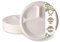 BIOZOYG 250 unidades recipiente de menú de caña de azúcar con 3 compartimentos Ø 22 cm I Platos de servir blancos con divisiones I Vajilla biodegradable I Platos de bagazo divididos