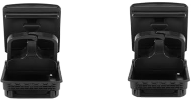 Janasiba 2 x schwarze Mittelarmlehne Getränkehalter hinten für 5 Golf 5 6 Kaninchen