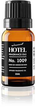 AirScent Aceite difusor de hotel No. 1009 - Lirio de limón hawaiano Koa Wood - Hotel Scent Dupe - Aceite de fragancia premium para difusores ultrasónicos y sin agua y manualidades - Botella de vidrio