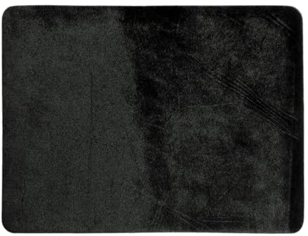Kartenspiel Pad Professionelle Flanell Poker Karte Deck Matte Große Poker Pad Close-up Magic Zubehör für Pokerliebhaber Zauberer (Schwarz)