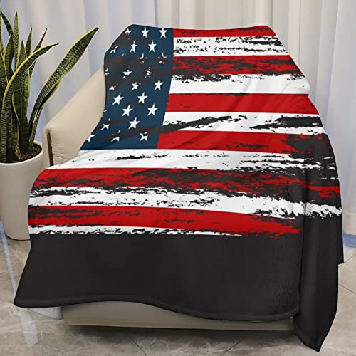 Kuscheldecke Flagge Der Usa Sofadecke Gemütlich Fleece Decke Hochwertige Flanell Decke Für Drinnen Wohnzimmer Nickerchen 125x150cm