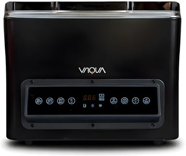 Macchina Sottovuoto a Campana VAQUA – Vacuum Chamber Sealer in Acciaio – Ideale per Carne, Pesce e Preparazioni Sous Vide – 350×240×445 mm - 25 buste omaggio