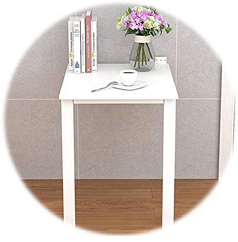 Wandklapptisch, unsichtbarer Esstisch, einfacher, moderner kleiner Apartment-Wandtisch für Lernaktivitäten in der Küche, platzsparend, 11 Größen (Farbe: Weiß, Größe: 80 x 30 cm) (weiß 120 x 40 cm).
