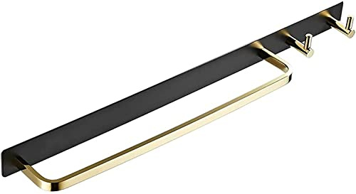 Single Racks, Self Adhesive Hand Holder Bathroom Kitchen Dish Cloths Hanger Wall Mounted Bath Bar Holder Bathroom/Gold