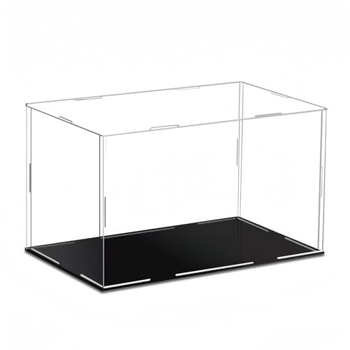 LEPEVNEY 25 x 20 x 20 cm Acryl-Vitrine Plexiglas Box Schränke für Sammlerstücke Zusammenbau Arbeitsplatte staubdichter Schutz Vitrine für Actionfiguren Spielzeug Modelle