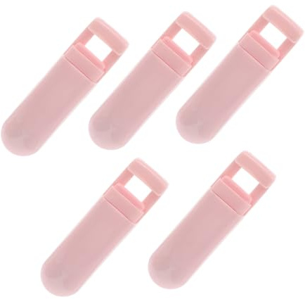 NOLITOY Rizador de Pestañas Portátil 5 Unidades para Uso Doméstico Viaje Diseño Compacto de Plástico para Rizador Parcial Adecuado para Mujeres Profesionales