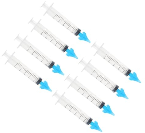 Beatifufu Lot de 4 sets de Irrigateurs d'Oreilles 10 Ml en Plastique Mesure, Outil de Rinçage du Cérumen Sécurisé, Kit Nettoyage Auriculaire Pratique pour Soins des Oreilles à Domicile