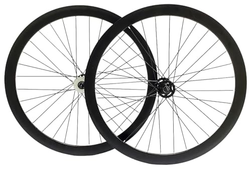 Hjulpar För Fixed Gear 700C Fälgar I Aluminiumlegering Fälgbroms Fram 100mm/bak 120mm 32-håls Nav För Single Speed Höjd 40mm