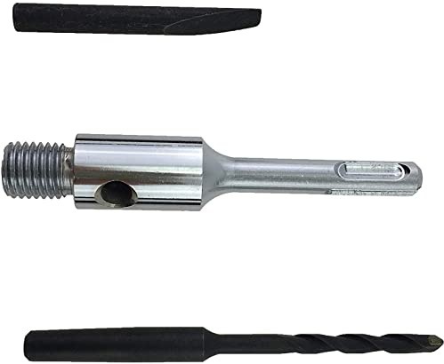 PRODIAMANT SDS‑Plus Adapter M16 inkl. Zentrierbohrer und Auswurfkeil – für Diamant‑Dosensenker & Bohrkronen mit M16‑Innengewinde