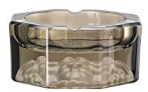 Versace posacenere 13 cm Medusa Lumiere Haze (Cristallo Grigio Fumo)