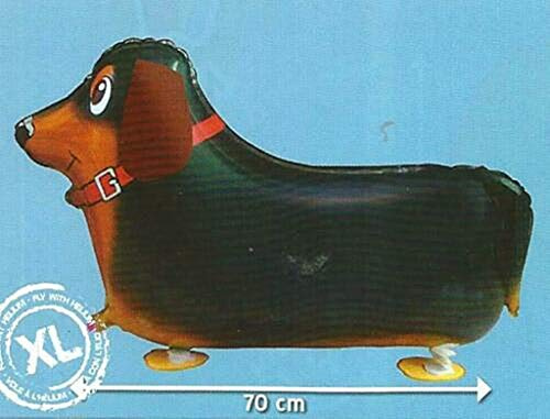 TIB Heyne 1 XL AIRWALKER FOLIENBALLON Motiv Hund ca.70 cm Ballon Helium GEEIGNET