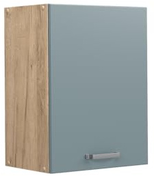 Vicco Hängeschrank R-Line, Blau-Grau, 45 cm | 1 Tür · 1 Einlegeboden · Tiefe – 31 cm · ✓ Frei kombinierbar · ✓ Praktischer Stauraum
