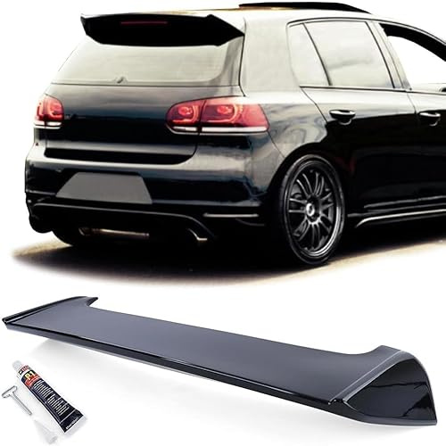 KLBVFDYAN Voiture Becquet Arrière pour VW Golf 6 GTI Limousine 09-13, Auto Coffre lèvre Aile Résistant ExtéRieure Accessoire