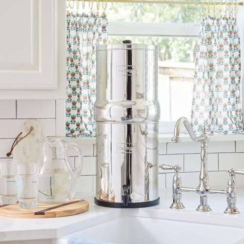 Royal Berkey RB4x2-BB Système de filtration d’eau avec 2 éléments noirs, par Berkey