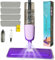 FLOORINGTON Spray Mop for Floor Cleaning Wet & Dry Microfiber Mop with 550ML Refillable Bottle, 4 Washable Pads, 4 Microfibre Cloth and 1 Scraper Perfect for Home, Kitchen, Hardwood, Tile Floors PS08