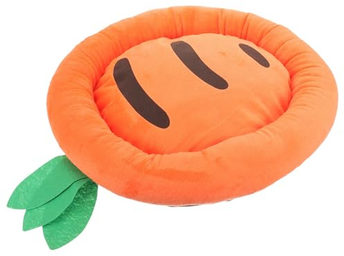 Generisch Haustierbett Flauschiges hundebett kleine hundebetten Katzenbetten Hündchen Welpenbett pet Bed Dog beds katzenkissen Haustierkissen für zu Hause entzückendes Hundebett Tuch Orange