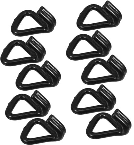 MAGICLULU 10pcs Double Heavy Duty Ratchet Tie Down Straps Hooks Binder Accessories for Strapping Tie Downs