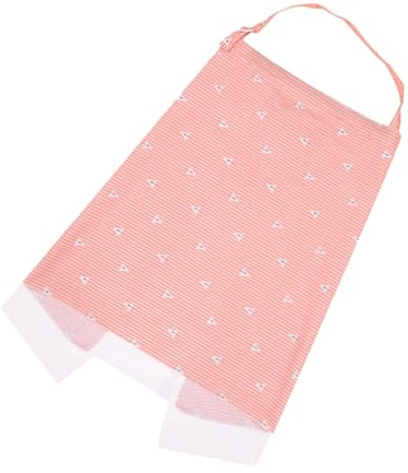TOYANDONA Couverture D'allaitement En Coton Doux Pour Maman Et Bébé, Multifonction Légère Et Respirante, Cape D'allaitement Rose Filet, Pour Allaiter En Extérieur Et Protection Discrète
