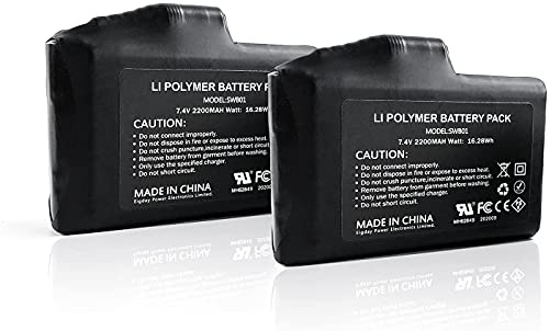 SNOW DEER Uppvärmda handskar uppvärmda strumpor uppladdningsbara litiumpolymerbatterier 7,4 V 2200 mAh