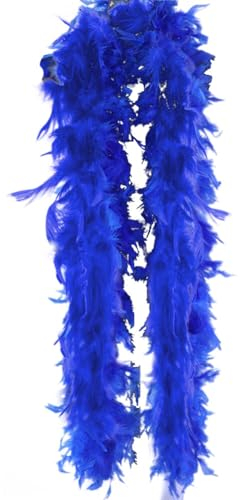 Federboa einfarbig Federdichten,200CM Flauschige Turkey-Federboa zum Basteln, Federboa Boa Kostümzubehör, Feder Schal, Karneval Boa, Federstola Federschal Damen Mädchen Karnevals Kostüm Accessoire