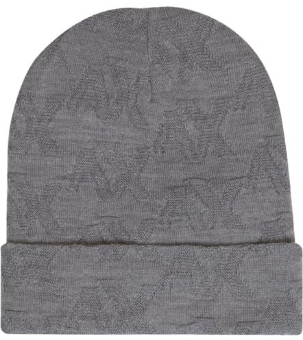Armani Exchange Herren The Grid, Overall Logo Beanie Hat, Eiffel Tower, Einheitsgröße EU