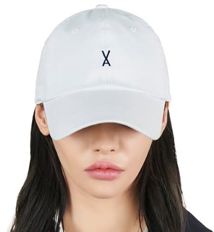 VARZAR【Official Store Logo Over Fit Chino Ball Cap / 6colors Unisex Deeper Small face Effect UV Protection hat (US, Numeric, 7, 7 1/2, Standard, White)