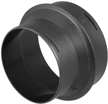 A ABSOPRO Bilvärmare Varmluft Kanalrör 75mm till 90mm Utlopp Stickkontakt Svart Artikelbyte