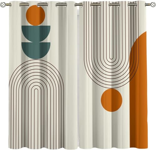 Pencil Pleat Blackout Curtains Colorful Abstract Art 150X166 Cm (W + H) Indoor Blackout Curtain, 3D Thermo-Insulating Window Curtains Polyester Material Bedroom Drapes Blackout Curtains -515099954