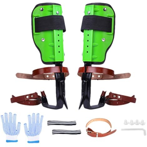 Generic Picos de escalada de árboles, herramienta ajustable antideslizante de acero, equipo de caza seguro y cómodo al aire libre, juego de herramientas de escalada de árboles para caza, observación