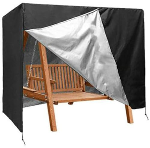 Funda para Columpio de Jardín de 3 Plazas, Funda de Repuesto para Columpio de Jardín, Antipolvo Anti-UV Impermeable Muebles Fundas, Cubierta de Columpio Impermeable(220 * 125 * 170cm)