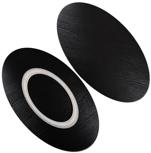 WSFDJX Plateau tournant Lazy Susan en Bois, Plateau Rond pivotant à 360°, for Plateaux à fromages, Garde-Manger, réfrigérateur, comptoir, Plateau de Table Rond Standard(Black,100cm(40in))