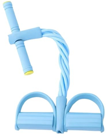 Bandes de Résistance Multifonction, Tubes Élastiques Latex avec Poignées/Pédales, pour Yoga/Fitness/Musculation, Abdominaux, Bras et Jambes, Maison/Bureau/Gymnase