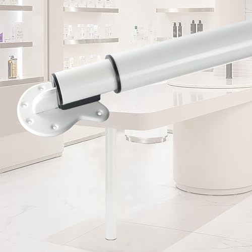 Gamba da tavolo regolabile in metallo per cucina e scrivania, supporto telescopico pieghevole resistente per la colazione e la stabilità del piano di lavoro, 1 gamba per mobili per una maggiore durata