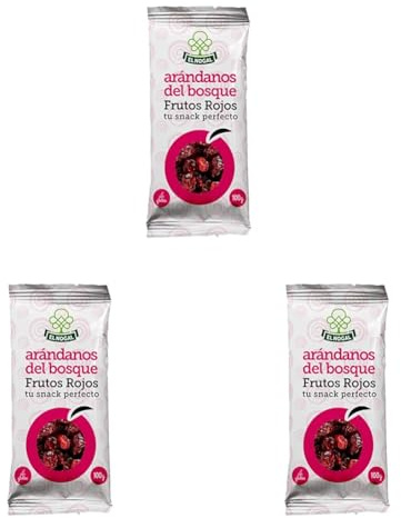 EL NOGAL Frutos Secos Arándanos del Bosque Bolsa, 100 G (Paquete de 3)