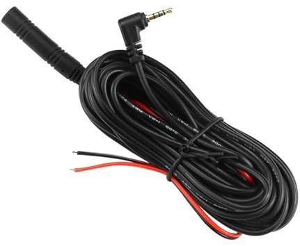 Caméra de recul Câble D'extension Vidéo 5,5 M (2,5 Mm) avec Connecteur Jack TRRS vers 4 Broches pour Caméra Recul DVR Voiture Camion/fourgonnette