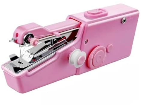 Bärbar Hushållsminihandsymaskin Snabbsömnad Handarbete Sladdlösa Kläder Tyger Elektronisk Symaskin(Sewing Machines Set)