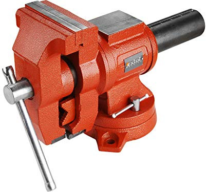 EXTOL PREMIUM Schraubstock drehbar multifunktional, 125mm, 15kg