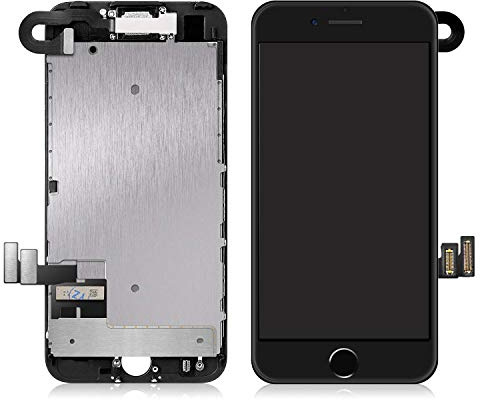 Pantalla Repuesto Para Iphone 6 Negro A1549, A1586, A1589 Táctil Lcd Reemplazo Ensamblaje Digitalizador Con Herramientas Kit Pegatina Adhesiva 4,7