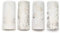 Humidificateurs, lot de 4 en céramique OR, plat, pour fixation au radiateur/chauffages, évaporateur d'eau, diffuseurs, vase mural a1660