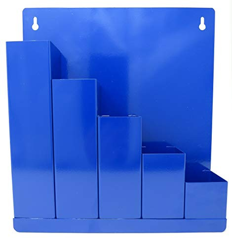 Zako-binder Kabelbinder-Box aus Stahl - 1 Stück mit Reißverschluss in Blau